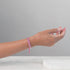 Liens Spatule rosée | Bracelet Mini Kismet | Rose fluo x argent
